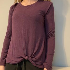 purple long sleeve